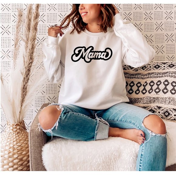 Tops - Vintage Mama Sweatshirt | Mom Sweatshirt